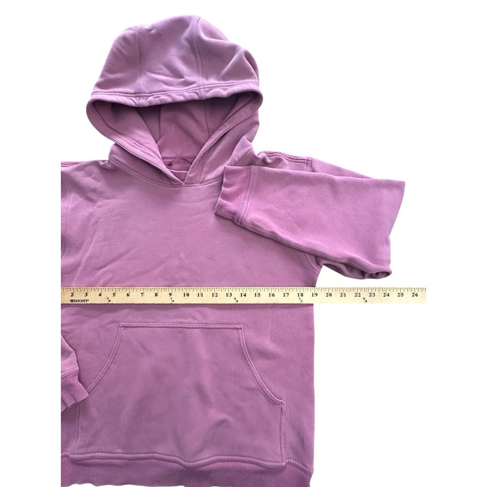 Lululemon Hoodie Fleece Sweatshirt Pink Women's Small Long Sleeve Pockets #IJ6-8 - Picture 3 of 7